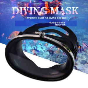 SERAPHYXO HD Kính lặn Silicon Kính cường lực nạ lặn Lặn tự do Không rò rỉ Kính bơi Dưới nước