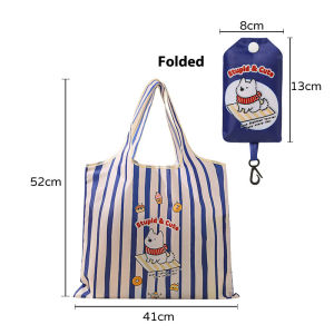 MLADEN Cute Printing Handbag Shopping Shoulder Tote Bag Foldable Reusable Portable Eco-Friendly Large Capacity