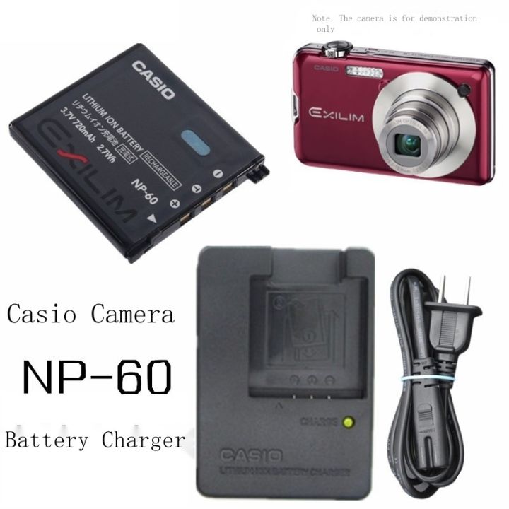 Casio EXS10 S12 Z20 Z80 Z85 Z19 Z80 Z90กล้อง NP60แบตเตอรี่