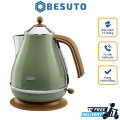 Ấm Siêu Tốc Delonghi KBOV2001, Ấm Đun Nước, Bình Đun Nước Siêu Tốc, Công Suất 2000W, Dung Tích 1.7L, Chất Liệu Thép Không Gỉ, An Toàn Cho Sức Khỏe, Nhập Đức, Bảo Hành 12 Tháng. 