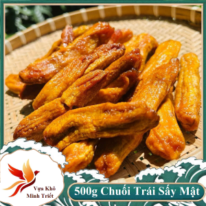 1kg Chuối Xiêm Vàng Sấy Dẻo Vị Mật Nguyên Trái Thơm Mới Không Ngọt Đường- VỰA KHÔ MINH TRIẾT