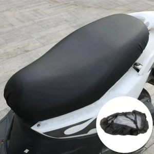 Universal PU Leather Motorcycle Seat Cover Waterproof Heat Resistant Rain Protection Motorcycle Cushion Protector For Most Motorbike