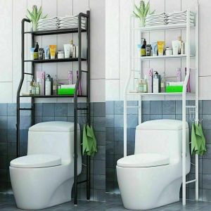 Over Toilet Bathroom Space Saver Metal Towel Storage Rack
