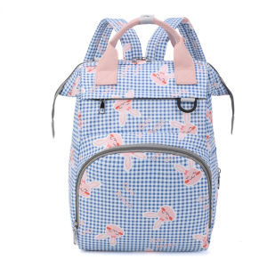 New Rabbit Mummy Bag Portable Diaper Backpack Oxford Cloth Women Handbag Outdoor Shoulder Travel Bag