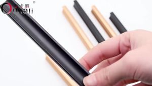 WH 500/600/800/1000mm Aluminium Alloy Extended Solid Black And Gold Cabinet Wardrobe Drawer Handle Nordic Minimalist Long Handle