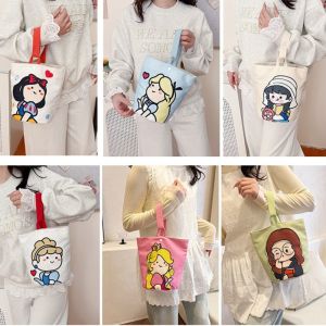 LIWU Hand-held Tote Bag Multi Color Canvas Handbag Fashion Small Purse Women Girls