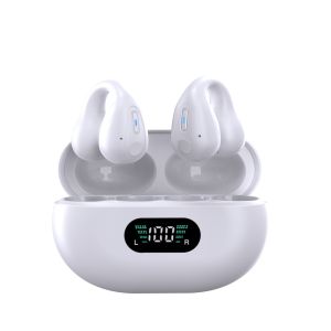 SameSame Store Bone Conduction Earphone Bluetooth Ear Clip on Ear Earring Wireless Headphones Headsets