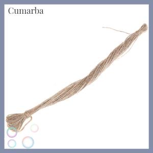 [Cumarba] 100Pcs Blank Kraft Jewelry Price Label String Price Tags With String 20m