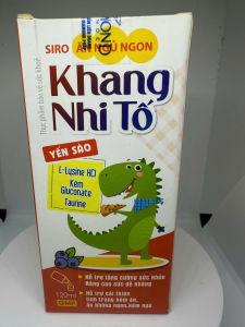 Siro Ăn Ngủ Ngon Khang Nhi Tố - Hỗ trợ tăng cường đề kháng cải thiện tình trạng kém ăn - Lọ 120ml