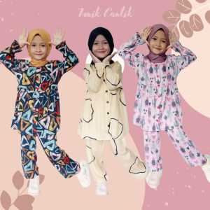 CHIEKY - SET KIRANA SETELANA ANAK PEREMPUAN MOTIF TERBARU 2024
