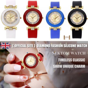 Fashion Womens Watches with Diamonds Watches Student Watches Quartz Silicone Watches