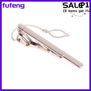 fufeng 1PC màu bạc Cà Vạt Pin tie clip cho nam giới đám cưới Cà Vạt Tie Clasp Clip