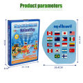Mainan Peta Dunia  Anak Peta Dunia Bendera Knowledge The World With Flag. 