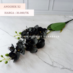 ANGGREK PALSU BUNGA ANGGREK ARTIFICIAL BUNGA MAINAN BUKET BUNGA PALSU ARTIFICIAL FLOWER