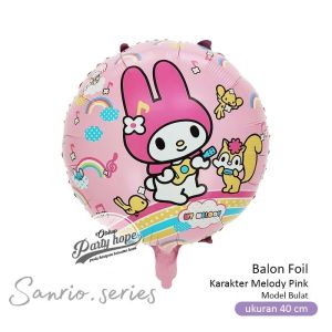 Balon Foil Sanrio / Balon Foil Melody Cinnamoroll Kuromi / Balon Foil Kuromi / Balon Foil Karakter Sanrio my Melody