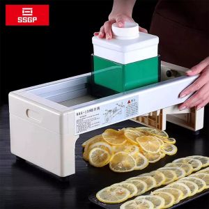 SSGP Boutique Recommended Lemon Slicer 1-15 Adjustable Slicers Thickness Fruit Vegetable Slicing Machine Commercial Save Labor