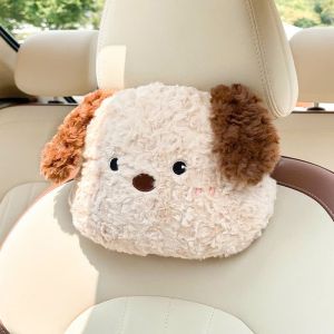 Bộ Lót Ghế Ô Tô Gối Tựa Lưng Tựa Đầu Ô Tô Hoạ Tiết Cún Puppy Dễ Thương Trang Trí Xe Hơi Sang Trọng