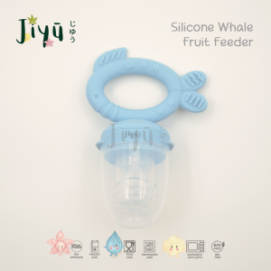JIYU [JD-005] Silicone Whale Fruit Feeder / Empeng Buah Silikon Ikan Paus BPA FREE