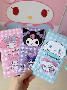 4 Pieces 2024 Sanrio Angpao kuromi mymelody Cinnamoroll Pom Pom Purin Pochacco Red Envelopes the OX Cartoon New Year Cash Bag New Year Gift Red Packets Cartoon Red Money Bags