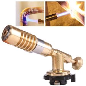 EL-Welding Torch Portable Gas Torch Flame Gun High Temperature Brass Mapp Gas Burner Torch Brazing Solder Propane Welding Plumbing