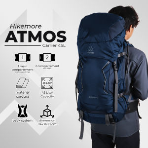 Hikemore Tas Gunung Ransel Carrier Camping Atmos Terbaru