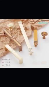 New Chinese Cabinet Door Handle Zinc Alloy Drawer Handle Antique Bronze Single Hole Wardrobe Handle