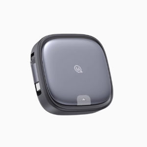 60w Retractable Data Cable Multifunctional Electronic Storage Box USB Data Cable Fast Charge Cable 6A三合一充电线