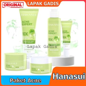 Hanasui Acne Treatment Series Paket 5 item Lapak Gadis Paket Perawatan Wajah Jerawat