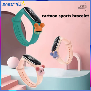 Childrens Watch Boys and Girls Cute Cartoon Waterproof and Drop-proof LED Watch