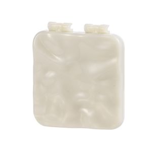 NDEURDI สี่เหลี่ยมสี่เหลี่ยม กระจกแต่งหน้าพับได้ มินิมินิ แบบสองด้าน กระจกพกพาขนาดกะทัดรัด ง่ายๆ สร้างสรรค์และสร้างสรรค์ กระจกมือแบบพกพา สาวๆ