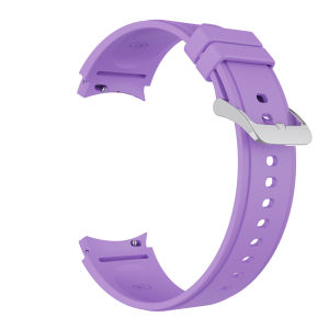 Curved End Silicone Watchbands for Samsung Galaxy Watch 7/6/5 40mm 44mm Bracelet Strap galaxy Watch 6 Classic 43mm 47mm watch 5 pro 45mm Smart Watch Wristband