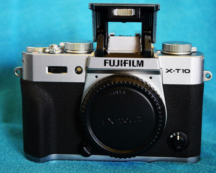 Fuji Fujifilm X-T10 Black-Silver Wi-Fi Body, XT-10, XT10 Built-In