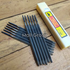 KIkir Gergaji Kayu Segitiga 4 Inch Extra Slim Taper File Cap Bison 4 Inch