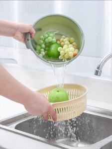 Peniris Sayur Buah - Baskom Pencuci Makanan Wadah Tirisan