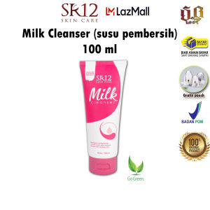 Milk Cleanser SR12 100ml susu pembersih wajah sampai ke pori aman bumil busui BPOM