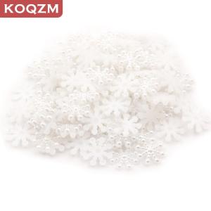 [COD] KOQZM KITCHEN 100× Snowflake Flatback Embellishments Christmas Craft DIY Tools