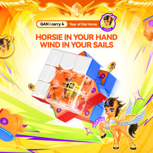 [JudyCube] GAN Icarry 4 Magnetic Magic Cube Fidget Toys Year of the Horse Limited Edition Cubo Magico2026