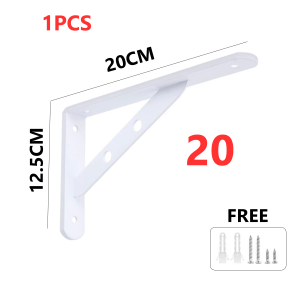 Heavy Duty Shelf Bracket Reinforced Heavy Duty Wall Bracket Wall Triangle Bracket L-Bar High Quality 1PCS