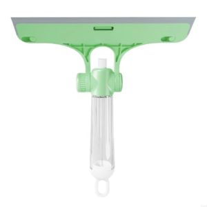YUCHEN 4 in 1 Window Cleaning Wiper Spray Bottle Silicone Wiper Glass Cleaner Brush Multipurpose Plastic Window Cleaner Bathroom Accessories