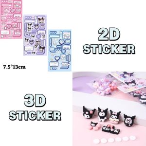 Multifunctional Pencil Case Cute Kuromi Pencil Box Stationery Gift for Kids Kotak Pensil Deformation Automatic Box