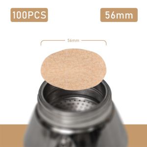Saringan Kertas Paper Filter Mokapot 100pcs Drip Filter Kopi