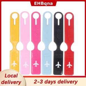 [COD]  HOT SALE Ship within 24 hours Simple Travel Luggage Bag Tags Holder Plastic Suitcase Name Address ID Label
