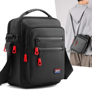 VOYUE Multifunctional Shoulder Bag Casual Large Capacity Messenger Bag High Quality Crossbody Bag Men
