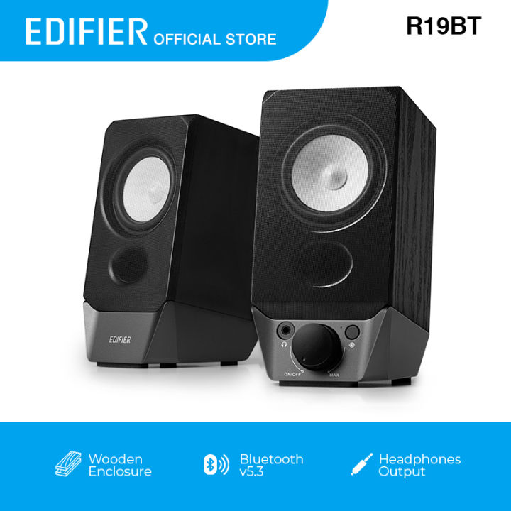 Edifier R19U Small Speaker Home Desktop Wired Usb Audio Notebook Audio With  Plug-In Headphones/R19BT PC Speaker System with Bluetooth Lazada PH
