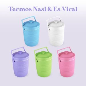 Rice Bucket 17L // Wadah Penyimpanan Nasi // Termos Nasi Dan Es Batu // Rice Bucket TRI J // Termos Nasi & Es 17 Ltr // Wadah Penyimpanan Nasi // Es