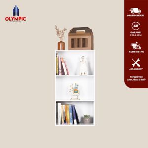 Olympic Rak Serbaguna / Rak Multifungsi / Rak Susun / Rak Buku / RSG RUBIK 3T