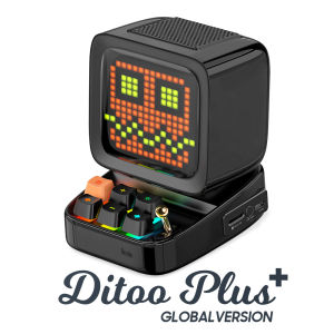 【READY STOCK】Divoom Ditoo Plus Pixel Art Game Portable Bluetooth Speaker With 16 X 16 LED App Controlled
