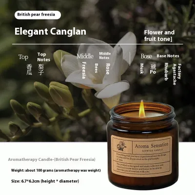 DONGYANSHIJIA Nến hương liệu hương lâu dài phòng ngủ Essential cao cấp trị liệu bằng tinh dầu đồ trang trí lãng mạn