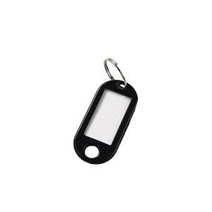 LD-C1102 Tag Gantungan Kunci Label Nama Ganci Plastik / Keychain Ring Name Tag Key Ring / Gantungan