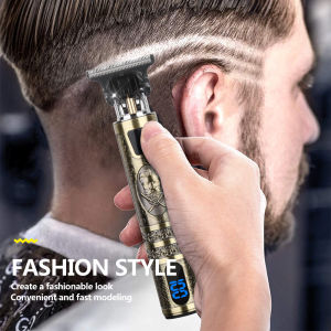 USB Rechargeable Electric Clipper & Professional Barber Accessories